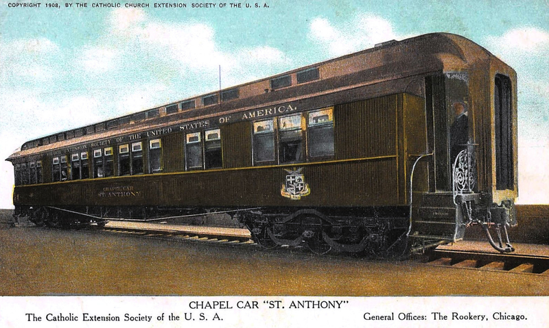 Illustration for article titled These Train Cars Converted Into Churches Are Literal Holy Rollers